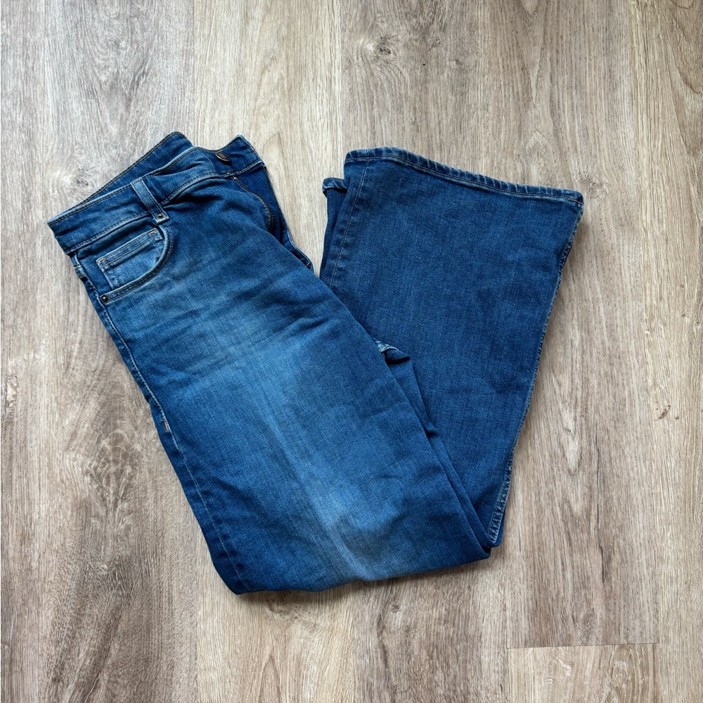 Zara Collection High Rise Wide-Leg Jeans - Picture 5 of 6